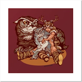 Cuddly Owlbears! Posters and Art